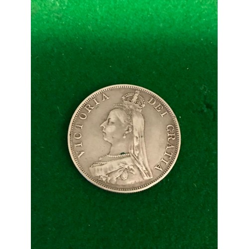 532 - QUEEN VICTORIA 1889 SILVER FLORIN