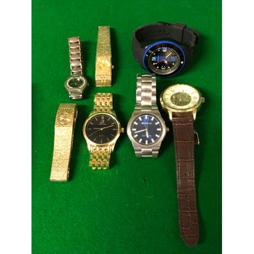 703 - 7 X VARIOUS WATCHES - WATCHES AND CLOCKS ARE NOT TESTED