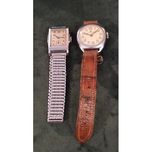 88 - TWO VINTAGE GENTS WATCHES - WATCHES & CLOCKS ARE NOT TESTED