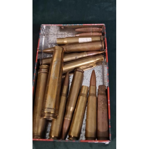 155 - 11 X VARIOUS MILITARY SHELL CASINGS