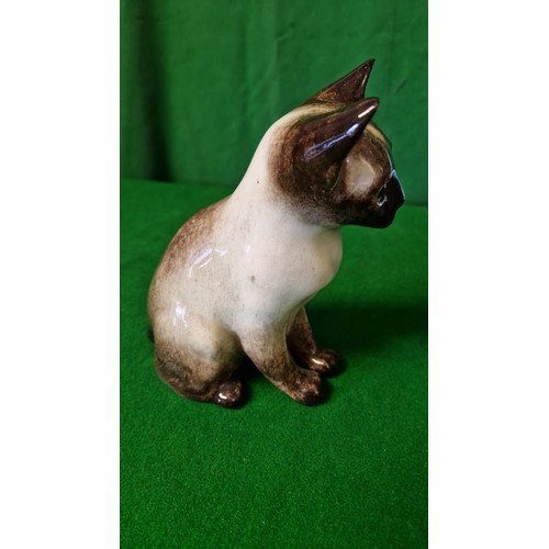 172 - LOVELY WINSTANLEY CAT NO 2 - SIGNED TO BASE - STANDS 17CMS