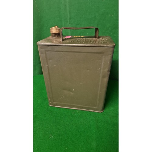 61 - VINTAGE 1942 MILITARY FUEL CAN