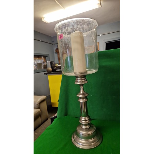 182 - LARGE CANDLE HOLDER - STANDS - 70CMS H - COLLECTION ONLY OR ARRANGE OWN COURIER