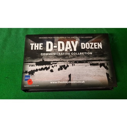 120 - COLLECTION OF 12 X D DAY COMMEMORATIVE COINS