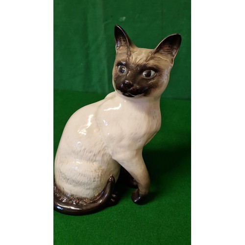 157 - LARGE BESWICK CAT - STANDS 24CMS