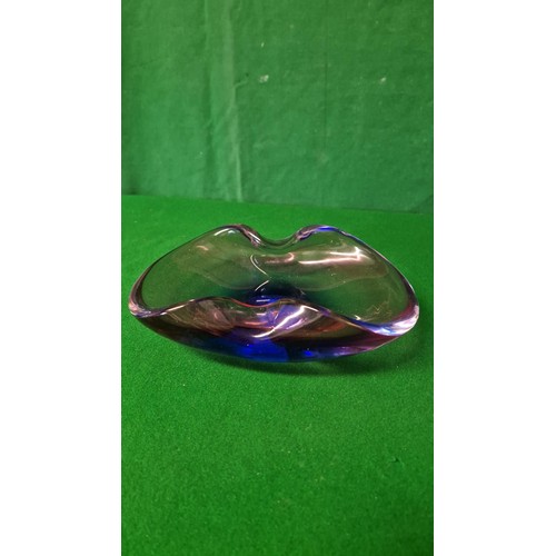 248 - LOVELY MURANO GLASS BOWL - 24CMS L