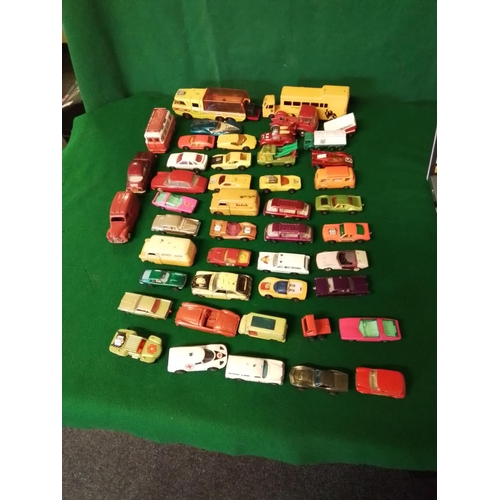 215 - 46 X VINTAGE DIECAST VEHICLES INC DINKY, CORGI, MATCHBOX ETC