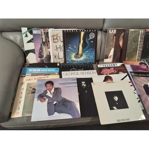 346 - LARGE QTY OF LPs INC THE CARPENTERS, GLADYS KNIGHT & THE PIPS, GEORGE BENSON, LEONARD COHEN, ELTON J... 