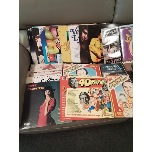 348 - LARGE BOX OF LPs - POPULAR ARTISTS - DON MCLEAN, DORIS DAY, PETULA CLARK, THE BATCHELORS ETC, ETC