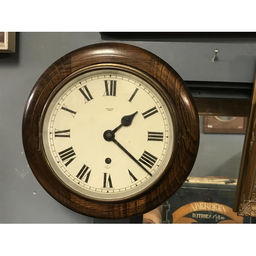 622 - VINTAGE CLOCK BY ELLIOTT - WR BULLER & CO NORWICH - 30CMS DIAM - CLOCKS AND WATCHES ARE NOT TESTED