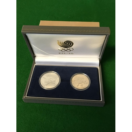 671 - BOXED SEOUL 1988 OLYMPIC COMMEMORATIVE COINS