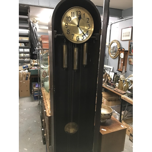 746 - VINTAGE GRANDFATHER CLOCK - 210 CMS - CLOCKS AND WATCHES ARE NOT TESTED - COLLECTION ONLY OR ARRANGE... 