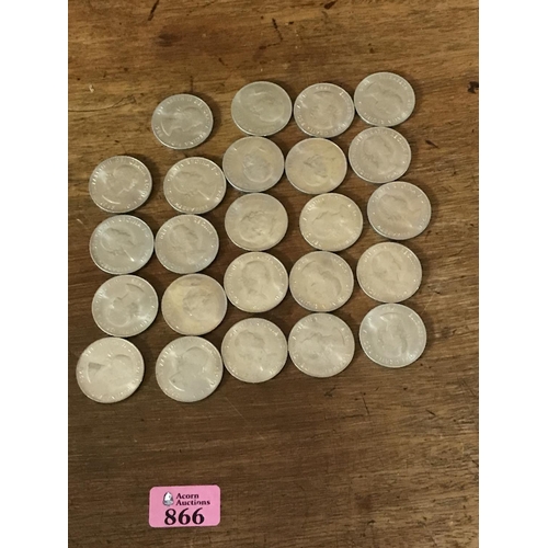 866 - 24 X CHURCHILL COMMEMORATIVE COINS