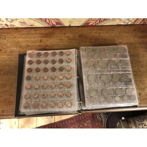 868 - VERY LARGE ALBUM OF COINS = APPROX 500+