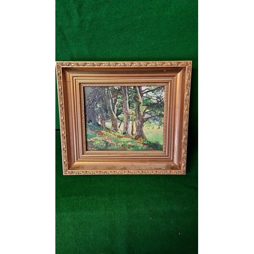 13 - FRAMED OIL ON BOARD SIGNED REBECCA VEASEY 