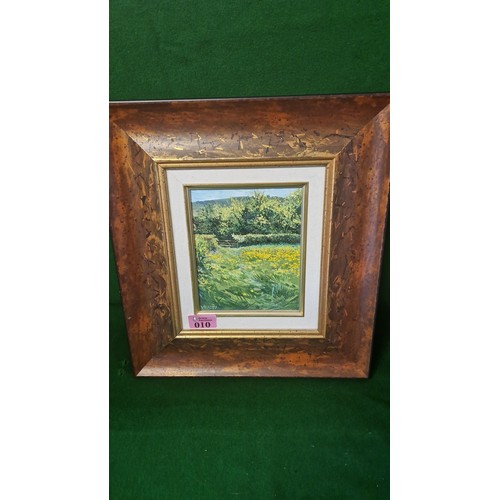 10 - FRAMED ORIGINAL OIL ON BOARD SIGNED REBECCA VEASEY 