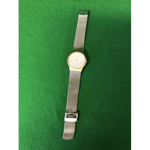 SKAGEN OF DENMARK GENTS WATCH - WATCHES AND CLOCKS ARE NOT TESTED