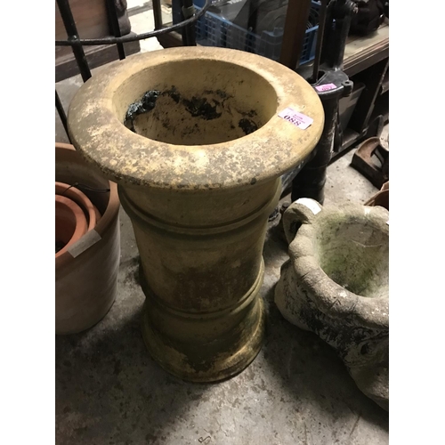 88 - GARDEN CHIMNEY POT - 60CMS H - COLLECTION ONLY OR ARRANGE OWN COURIER