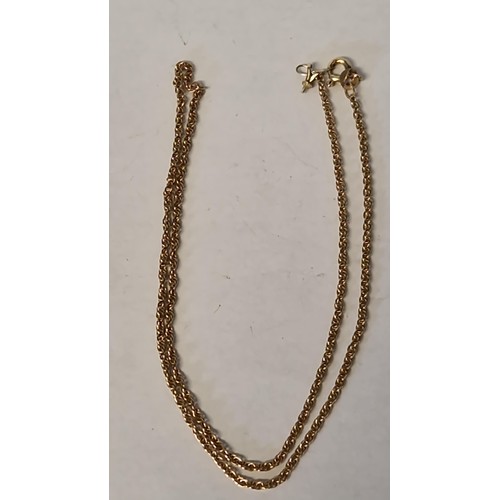 108 - 9CT GOLD CHAIN  - WEIGHT 3 GRMS