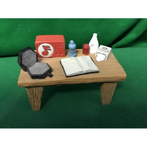 69 - DISNEY FURNITURE - TABLE WITH ACCESSORIES