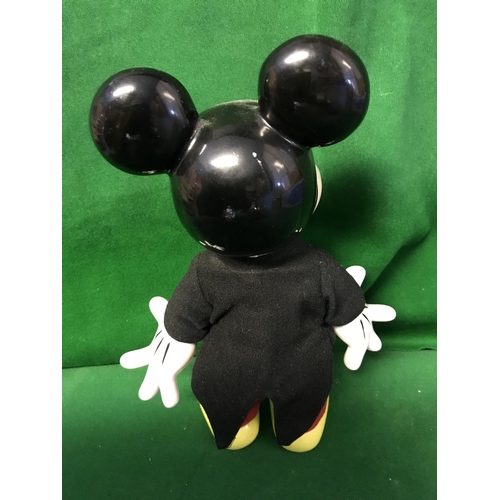 76 - MICKEY PLUSH TOY WITH PORCELAIN HANDS
