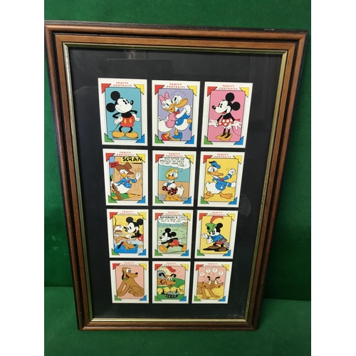 80 - FRAMED & GLAZED 12 X FAMILY PORTRAIT CARDS