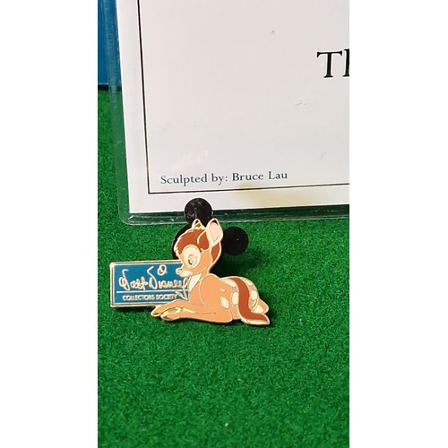 296 - BOXED WALT DISNEY COLLECTORS SOCIETY BAMBI 