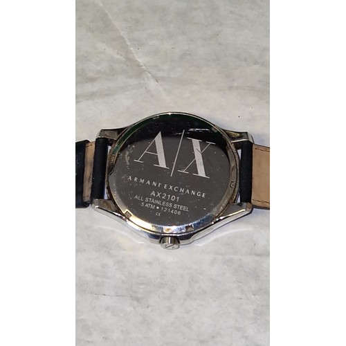 174 - LOVELY ARMANI EXCHANGE WATCH - WITH TIMPSONS BATTERY FOR LIFE GUARANTEE CARD - CLOCKS AND WATCHES AR... 