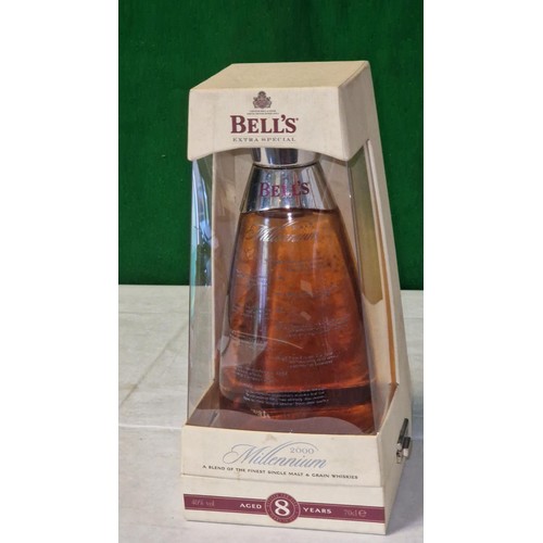 336 - COLLECTORS BOXED BELLS UNOPENED EXTRA SPECIAL MILLENIUM 2000 WHISKY