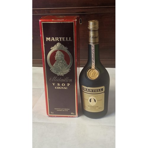 340 - COLLECTORS BOTTLE OF MARTELL VSOP MEDALLION COQNAC