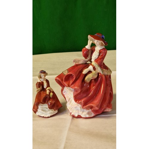 403 - 2 X LOVELY ROYAL DOULTON FIGURES 