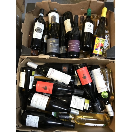 23 - 28 X BOTTLES OF COLLECTORS MIXED WINE - COLLECTION ONLY OR ARRANGE OWN COURIER