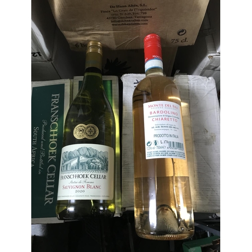 39 - 6 X BOTTLES OF COLLECTORS SOUTH AFRICAN WHITE WINE & 6 X BOTTLES OF ITALIAN ROSE WINE - COLLECTION O... 