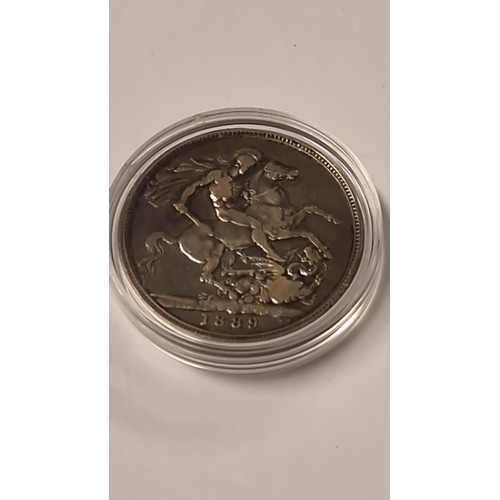 213 - 1889 SILVER CROWN