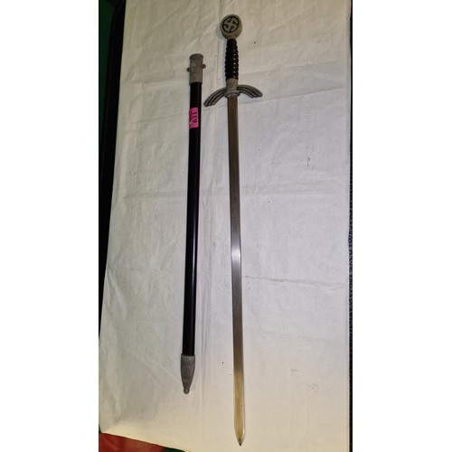 429 - REPRODUCTION NAZI DRESS SWORD - OVER 18s ONLY - 76CMS LONG