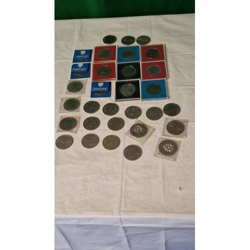 623 - QTY OF 31 X VARIOUS COMMEMORATIVE COINS