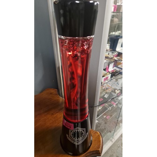 59 - STARWARS LAVA LAMP - ELECTRICAL ITEMS SHOULD BE CHECKED BY A QUALIFIED ELECTRICIAN