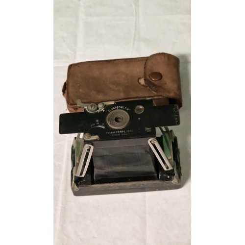 602 - LOVELY 1907 ENSIGNETE FOLDING CAMERA