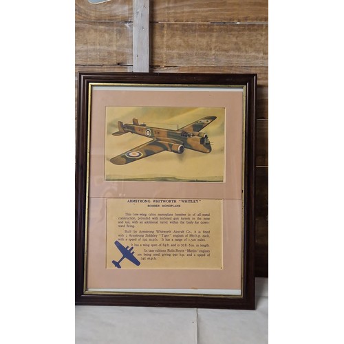 774 - FRAMED & GLAZED PICTURE OF ARMSTRONG WHITWORTH 