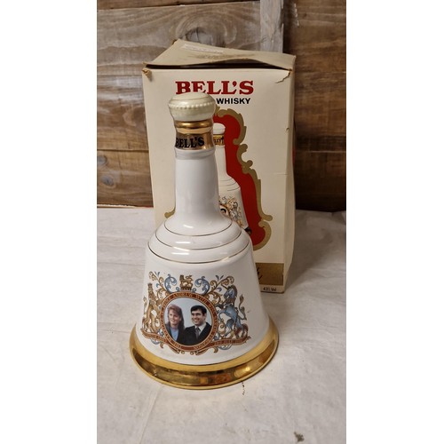 866 - BOXED UNOPENED BELLS COMMEMORATIVE 1986 WHISKY