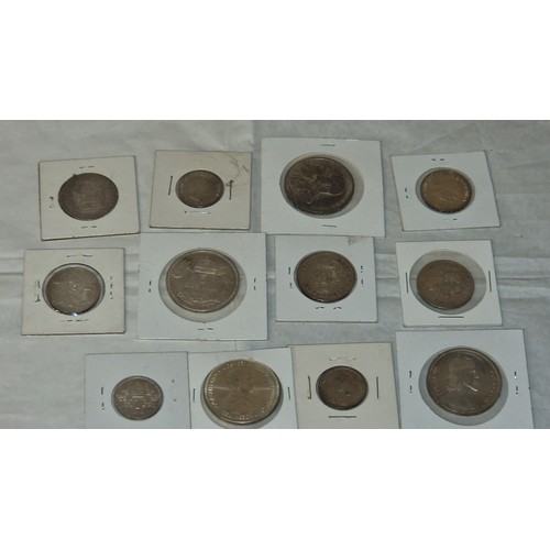 170 - QTY OF GOOD COLLECTORS COINS - INC 5 KORONA 1907 & 1887 SILVER QUEEN VICTORIA TWO ANNAS ETC ETC - PH... 