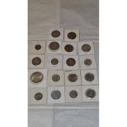 170 - QTY OF GOOD COLLECTORS COINS - INC 5 KORONA 1907 & 1887 SILVER QUEEN VICTORIA TWO ANNAS ETC ETC - PH... 