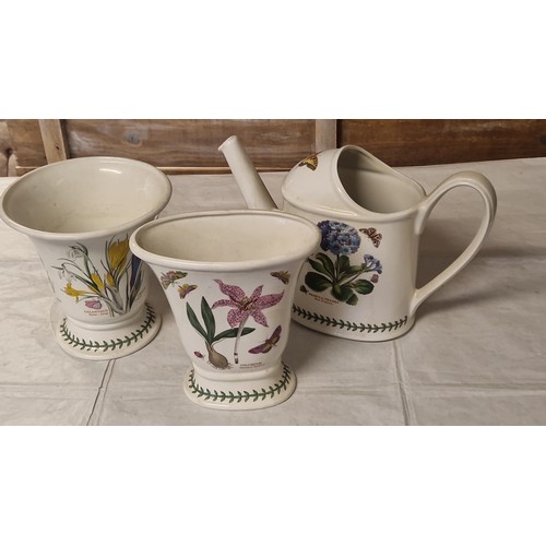 773 - 3 X PORTMEIRION ITEMS  & 2 X PLATES - 18CMS H