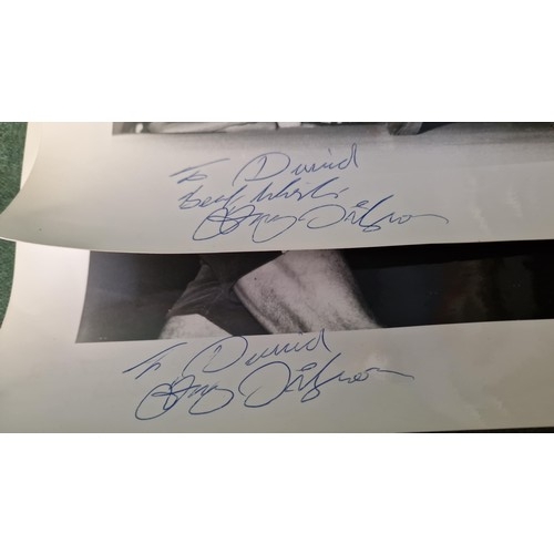 244 - QTY OF VINTAGE BOXING MEMORABILIA - SOME SIGNED