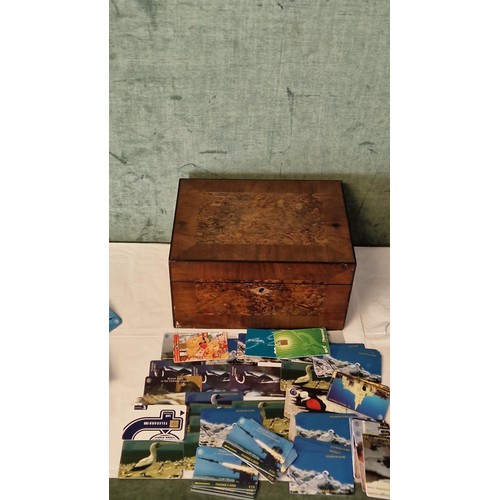 248 - BOX OF COLLECTORS PHONE CARDS - APPROX 200
