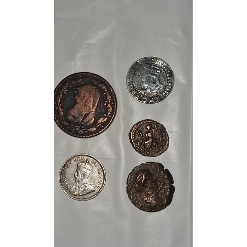 278 - 5 X EARLY DUG-UP COINS