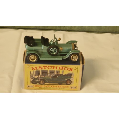 299 - VINTAGE BOXED MATCHBOX Y15 ROLLS ROYCE SILVER GHOST
