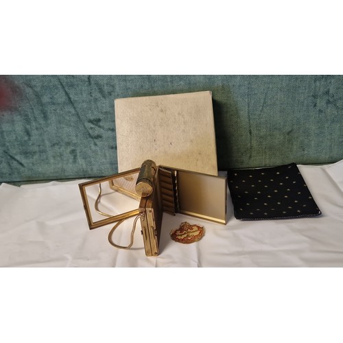 314 - LOVELY VINTAGE KIGU COMPACT / CIGARETTE CASE