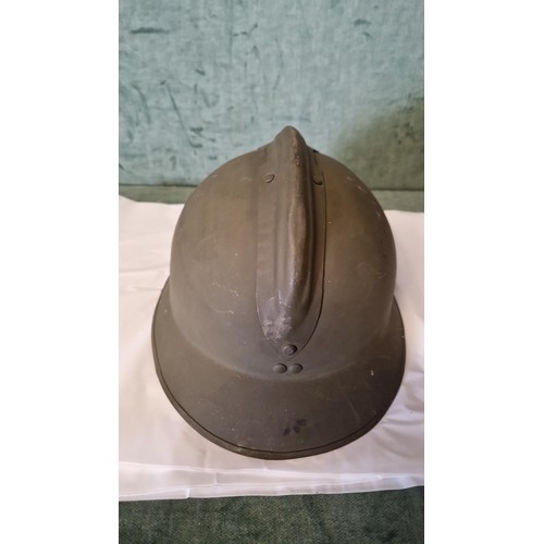 316 - ORIGINAL WW11 FRENCH M26 ARTILLERY HELMET