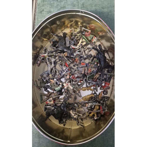 407 - LARGE QTY OF VINTAGE METAL & LEAD TOYS